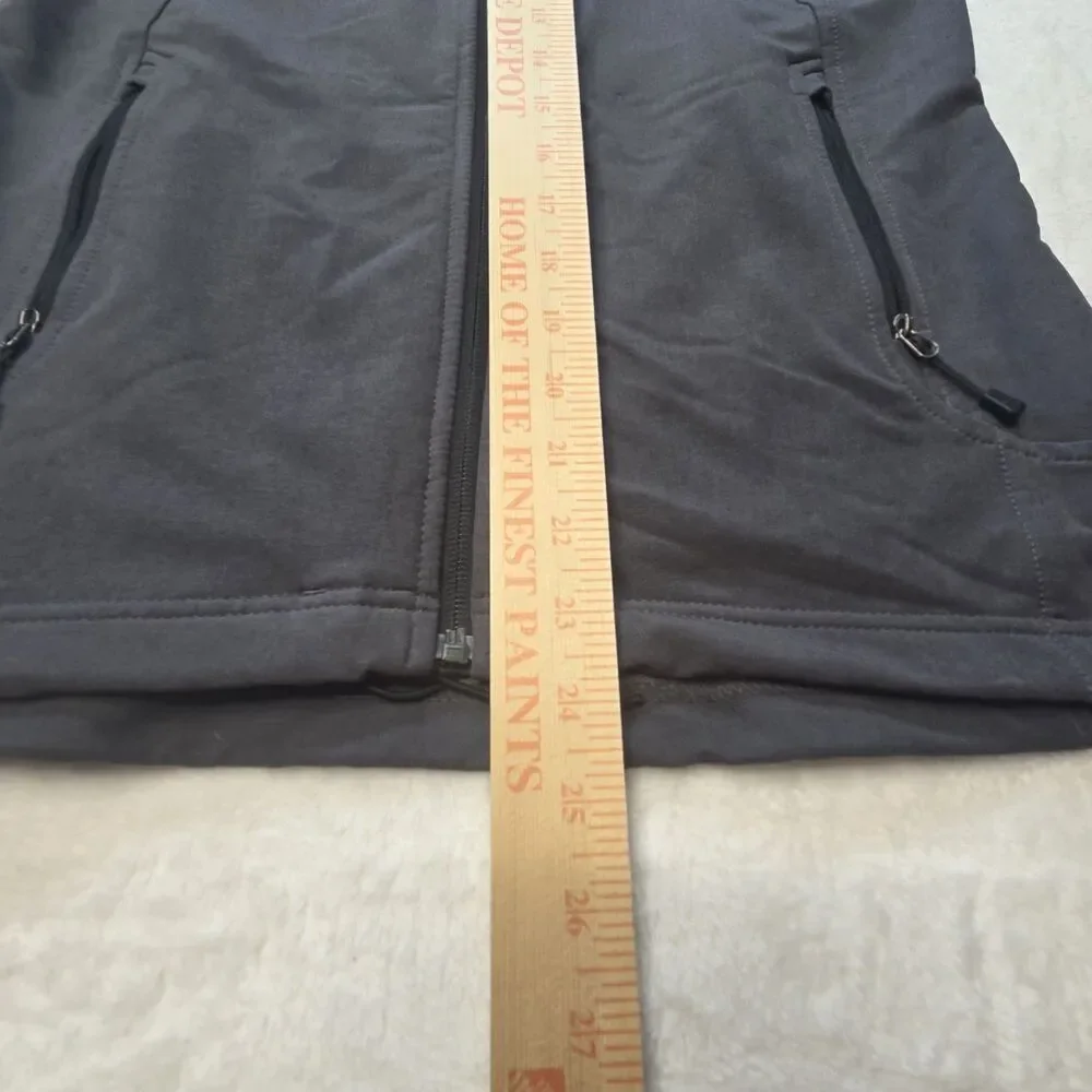 The North Face FlashDry Gray Softshell Jacket Full Zip Women’s  Size Small